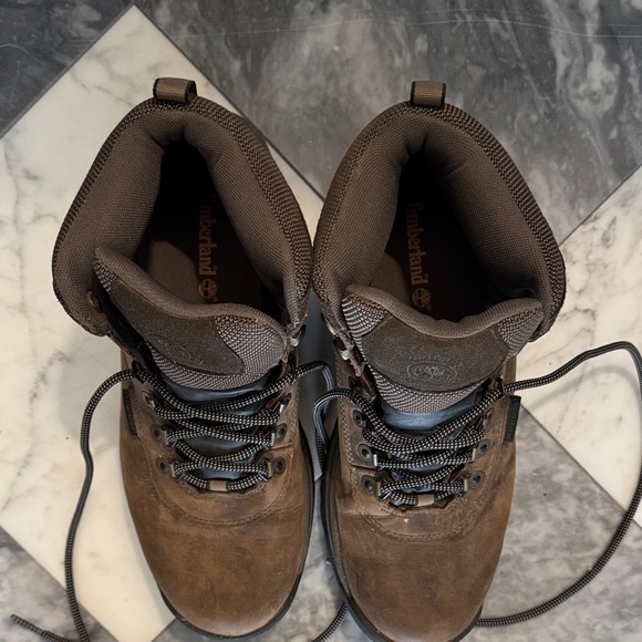 Timberland Men's Dark Brown Hiking Boots Mens size 9.5 - Picture 2 of 5